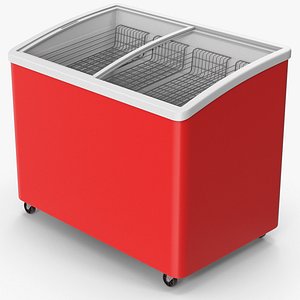 3D model Red Market Freezer