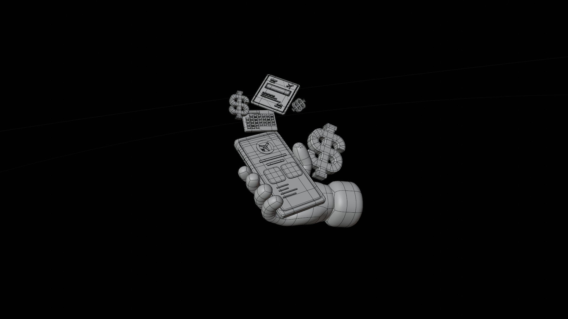3d online flight ticket booking turbosquid 2249122