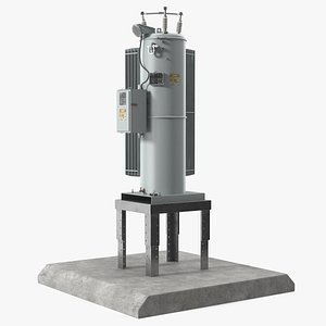 Substation Voltage Regulator 3D model