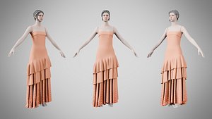 Dress 39 Light Salmon