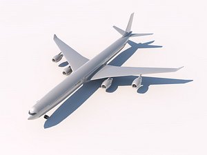 airbus a340 commercial jet 3ds