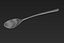 CUCHARA Rigged Low Poly 3D para proyectos VFX