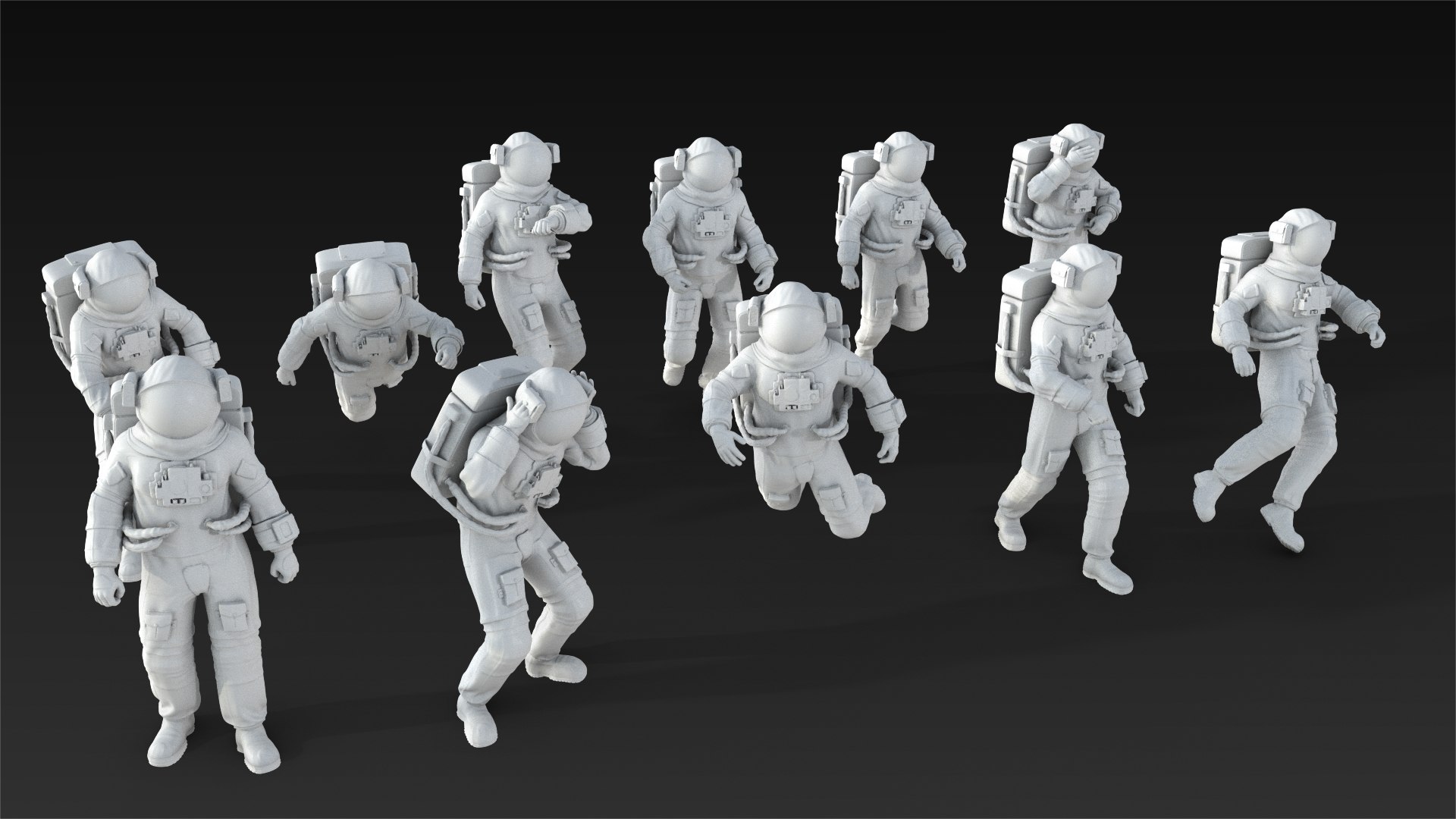 Astronaut Model - TurboSquid 1720555