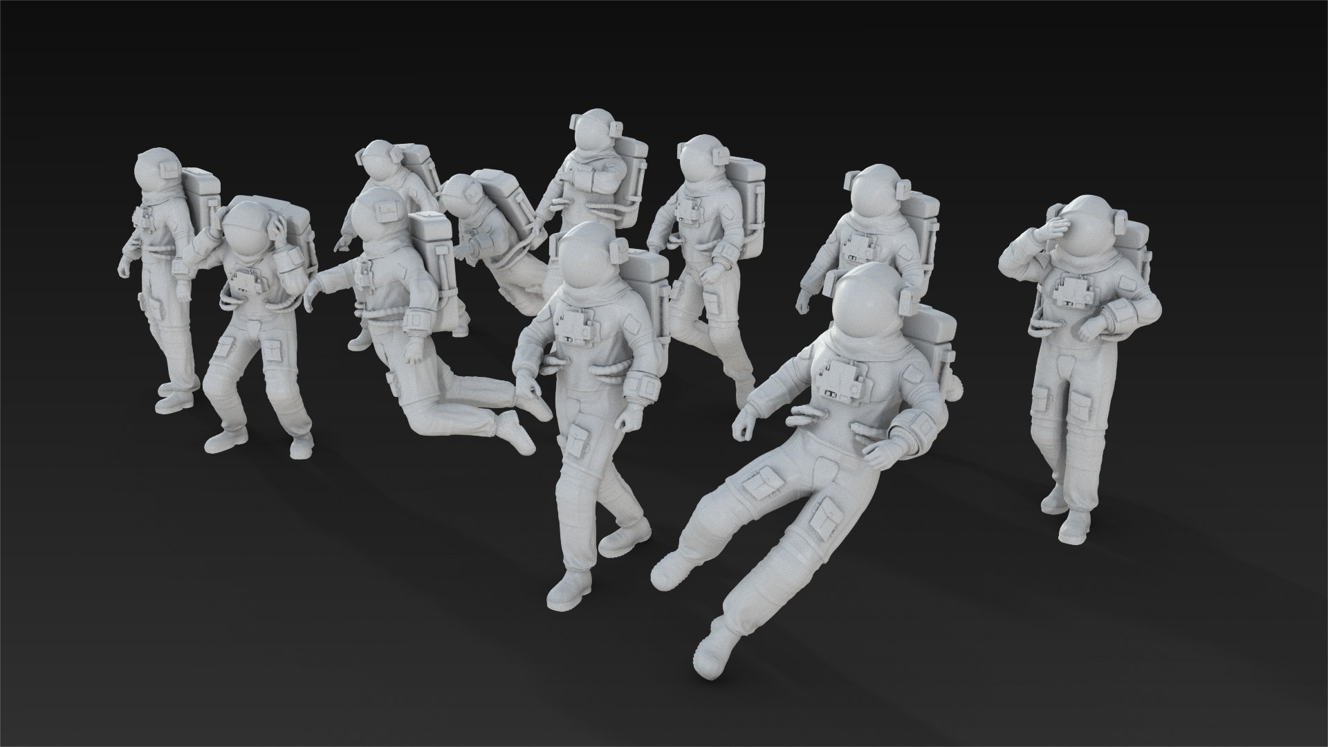 Astronaut model https://p.turbosquid.com/ts-thumb/SH/7ANukl/ao/image01/jpg/1618605670/1920x1080/fit_q87/8812207ad009a9bad590c318f2d4b35c81d66e65/image01.jpg