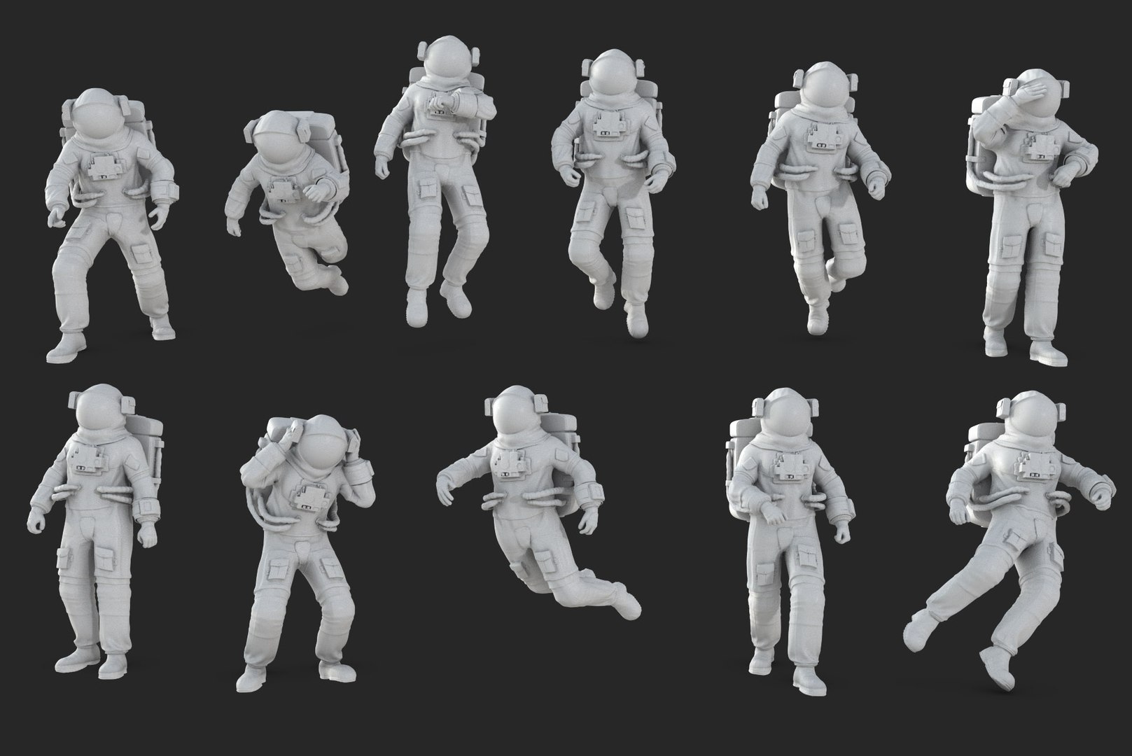 Astronaut Model - TurboSquid 1720555