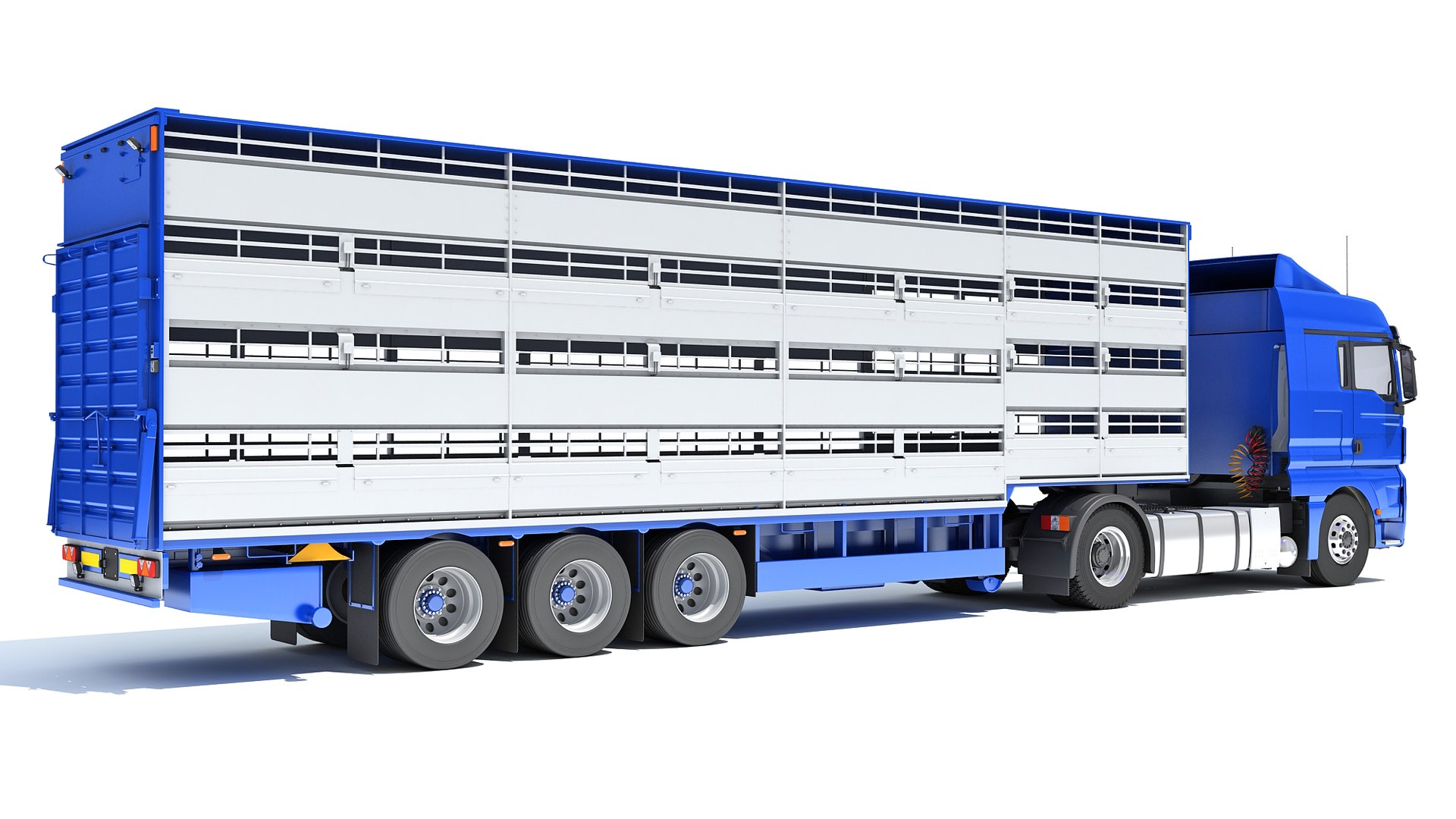 3D Truck with Animal Transporter Trailer https://p.turbosquid.com/ts-thumb/SH/Ehrj0f/A1/truck3d7/jpg/1674928063/1920x1080/fit_q87/8164794bca813b1c49a6e526fe6f17074c3ad85b/truck3d7.jpg