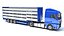 Camión con remolque para transporte de animales