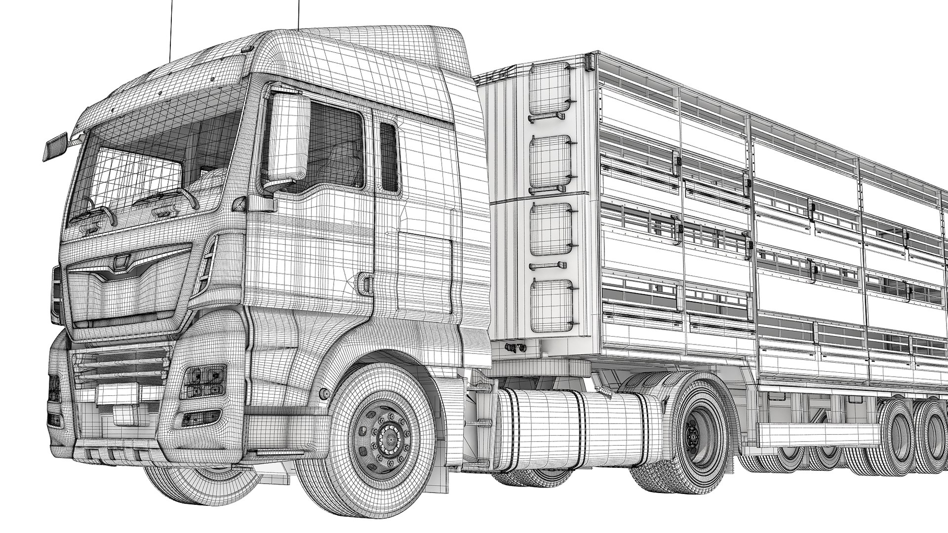 3D Truck with Animal Transporter Trailer https://p.turbosquid.com/ts-thumb/SH/Ehrj0f/iB/truck3d22/jpg/1674928094/1920x1080/fit_q87/de415c88f10d67bb9ee280c5ffccab61740b899b/truck3d22.jpg