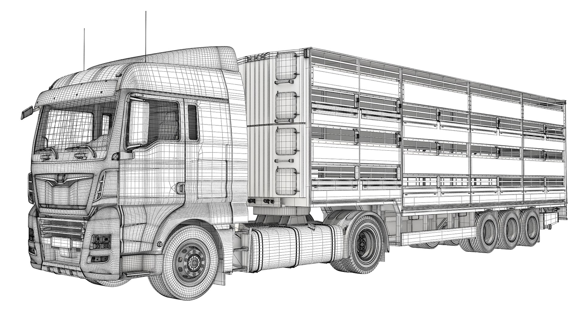 3D Truck with Animal Transporter Trailer https://p.turbosquid.com/ts-thumb/SH/Ehrj0f/m8/truck3d18/jpg/1674928087/1920x1080/fit_q87/37b4009458ddaa0d03907d74f219269ff6089704/truck3d18.jpg