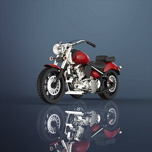 3D moter bike model