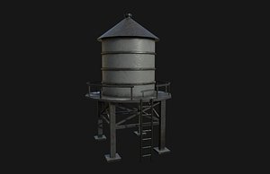water tower 3D model