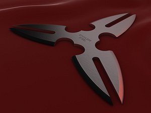 3 Point Shuriken Twin Bladed