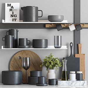 kitchen accessories018 3D model