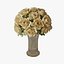 3d roses vase