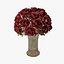 3d roses vase