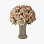 3d roses vase