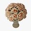 3d roses vase