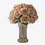 3d roses vase