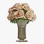 3d roses vase