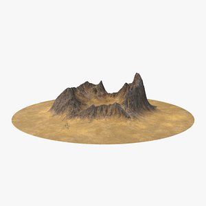 3D Mountain model