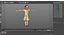 Child Girl in Dress T-Pose