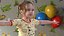 Child Girl in Dress T-Pose