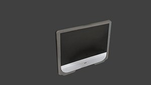 TV monitor LCD 3D model