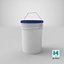 plastic bucket 3D model