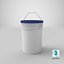 plastic bucket 3D model