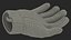 Airsoft Gloves Black 3D model