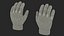Airsoft Gloves Black 3D model