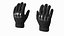 Airsoft Gloves Black 3D model