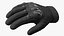 Airsoft Gloves Black 3D model
