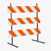 Type III Barricade - Traffic Props