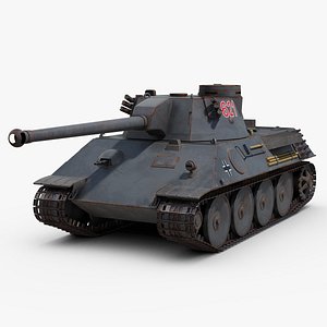 3D VK 3002 Tank Project model