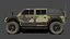 Maung pindad Coche militar low-poly