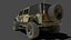 Maung pindad Coche militar low-poly