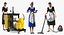 Rigged Housekeeping Maids Collection 2 für Cinema 4D