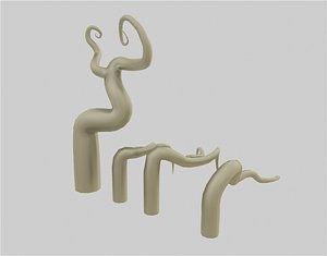 Tree Trunks 3D model