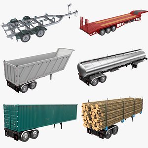 3D Trailers Collection 5 model
