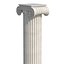 3d model ionic column greco roman