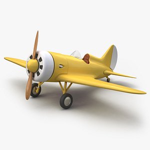 cartoon airplane 3D