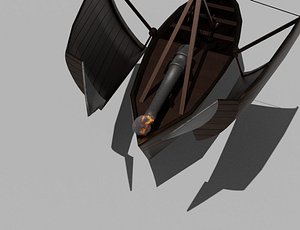 cannon boat By Leonardo Da Vinci