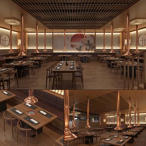 Yakiniku Self Grill Restaurant Interior