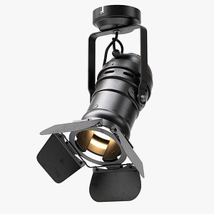 3D spotlight retro