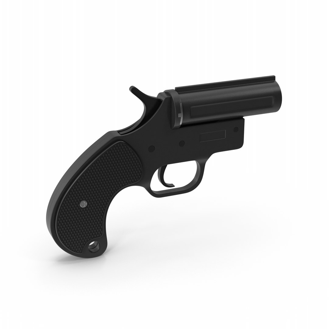 Flare Gun 3D - TurboSquid 2340756