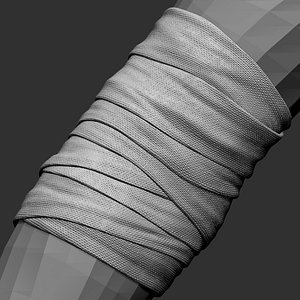 bandage arm wrapped 3D