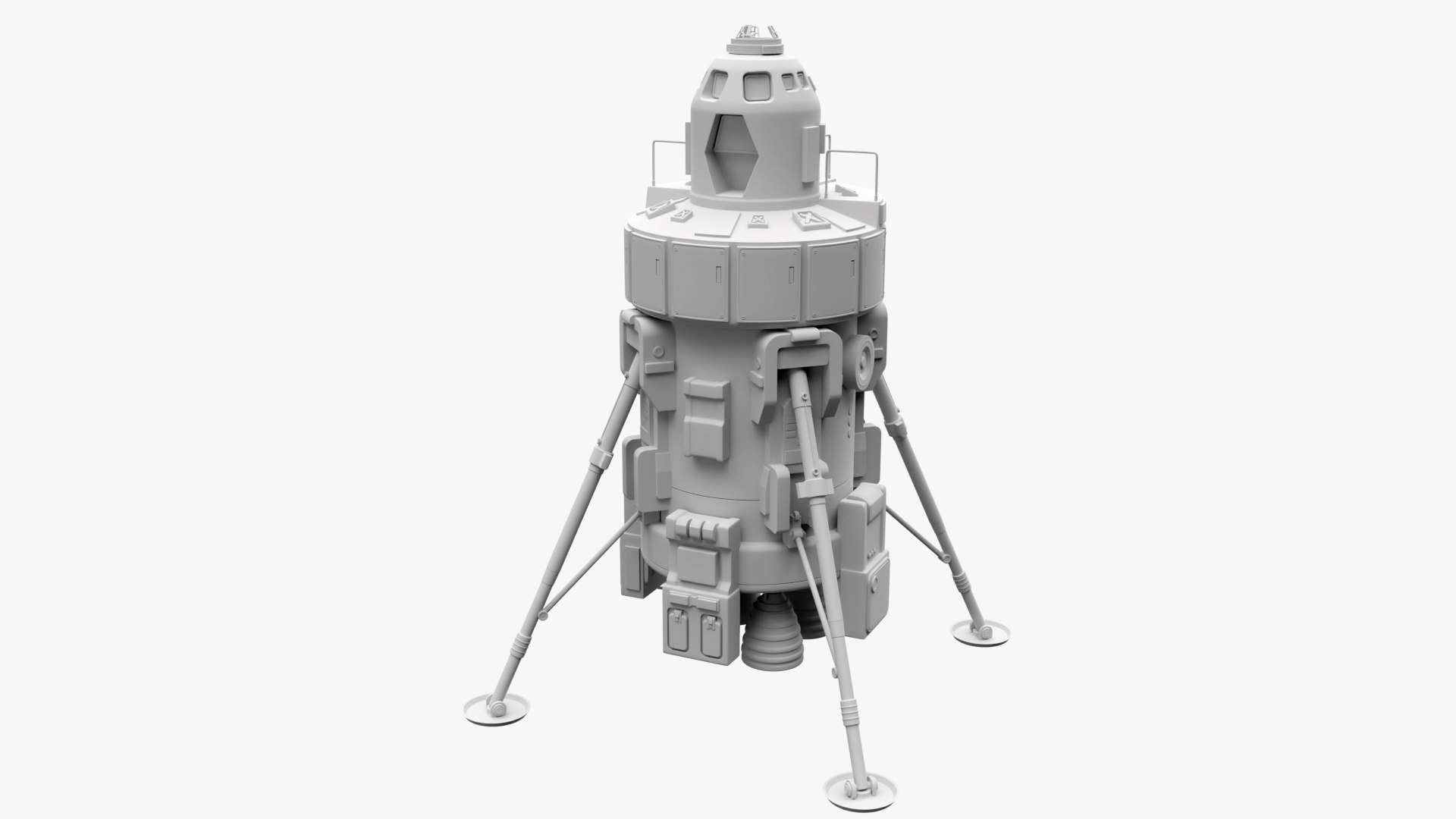 3D manned lunar lander https://p.turbosquid.com/ts-thumb/SI/7ghk9v/OtnPDKWD/clay01/jpg/1601067273/1920x1080/fit_q87/fe9beaf1e9222b411d2b1c96f5eb1a7e779cbd8e/clay01.jpg