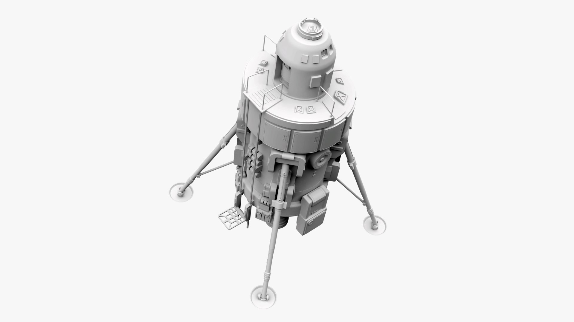 3D manned lunar lander https://p.turbosquid.com/ts-thumb/SI/7ghk9v/qmrZ3qJ2/clay02/jpg/1601067275/1920x1080/fit_q87/36610975e9c0b9e737d1e22a3fa36da9817f26cb/clay02.jpg