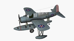 3D OS2U Kingfisher 1942